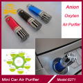 Mini Fresh Air purificador de oxigênio Bar para carro, Auto ânion (iônica) purificador de refrogerador de ar